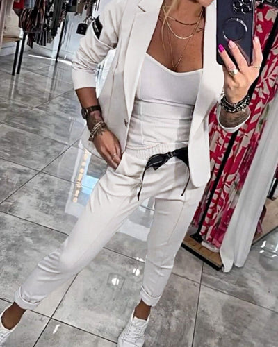 Malou - Set: Top, Jas en Broek