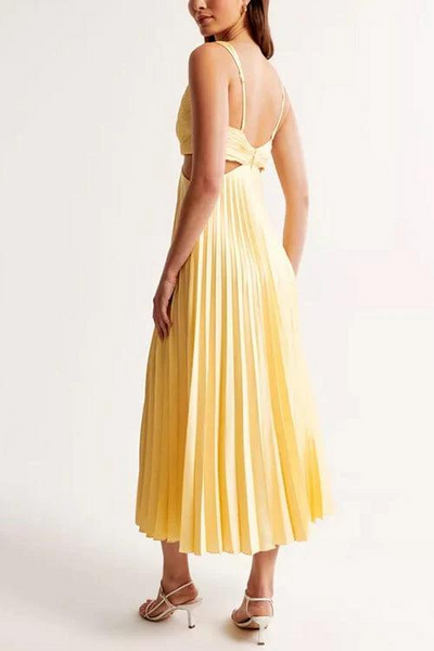Yasmin - Elegante Plissé Jurk