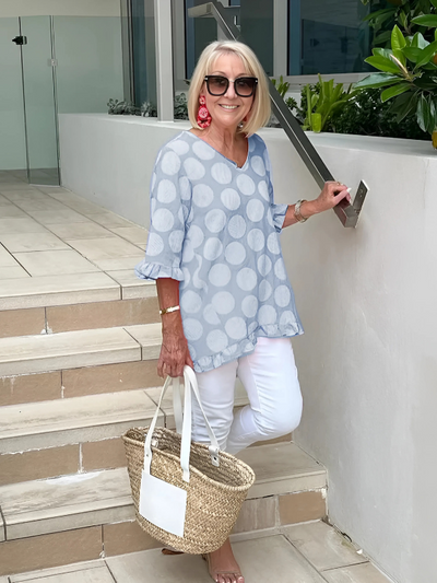 Dulce | Vintage Geprinte Top