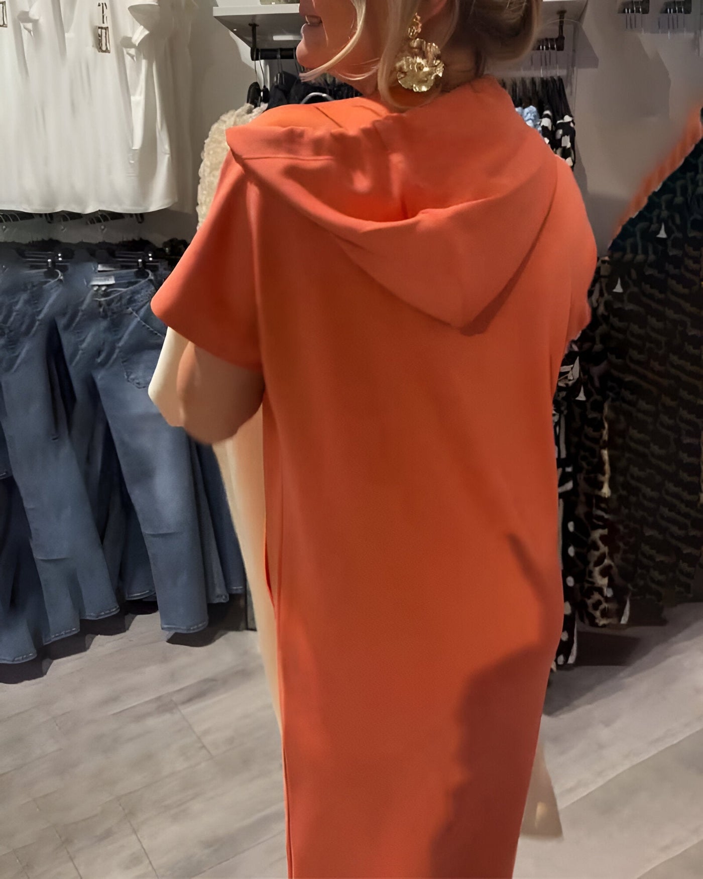Saskia - Casual Hoodie Dress