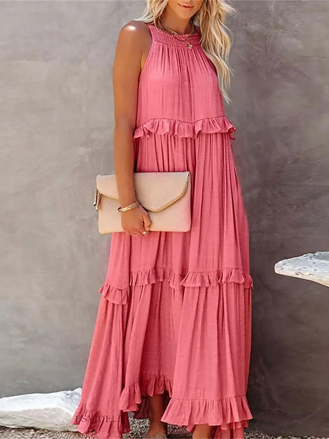 Mabel - Elegante en Lichte Maxi Jurk