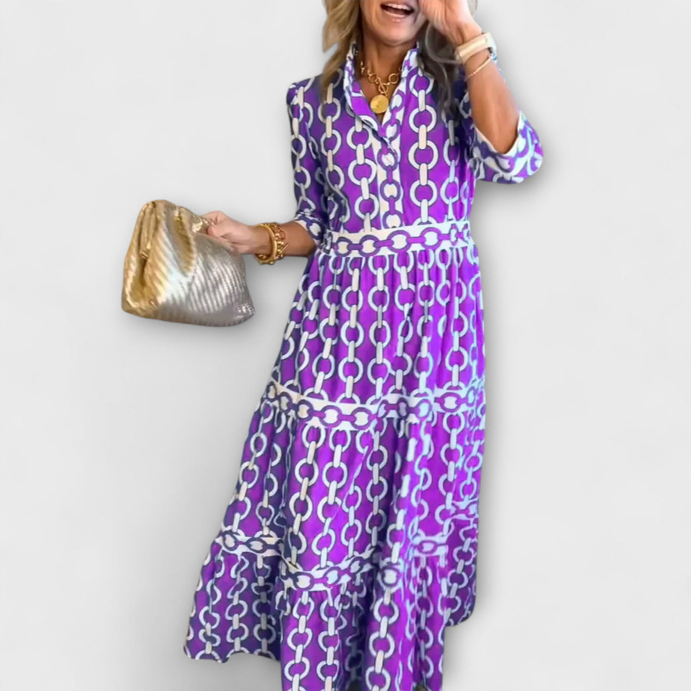 Sophia - Zomerse Midi-Jurk