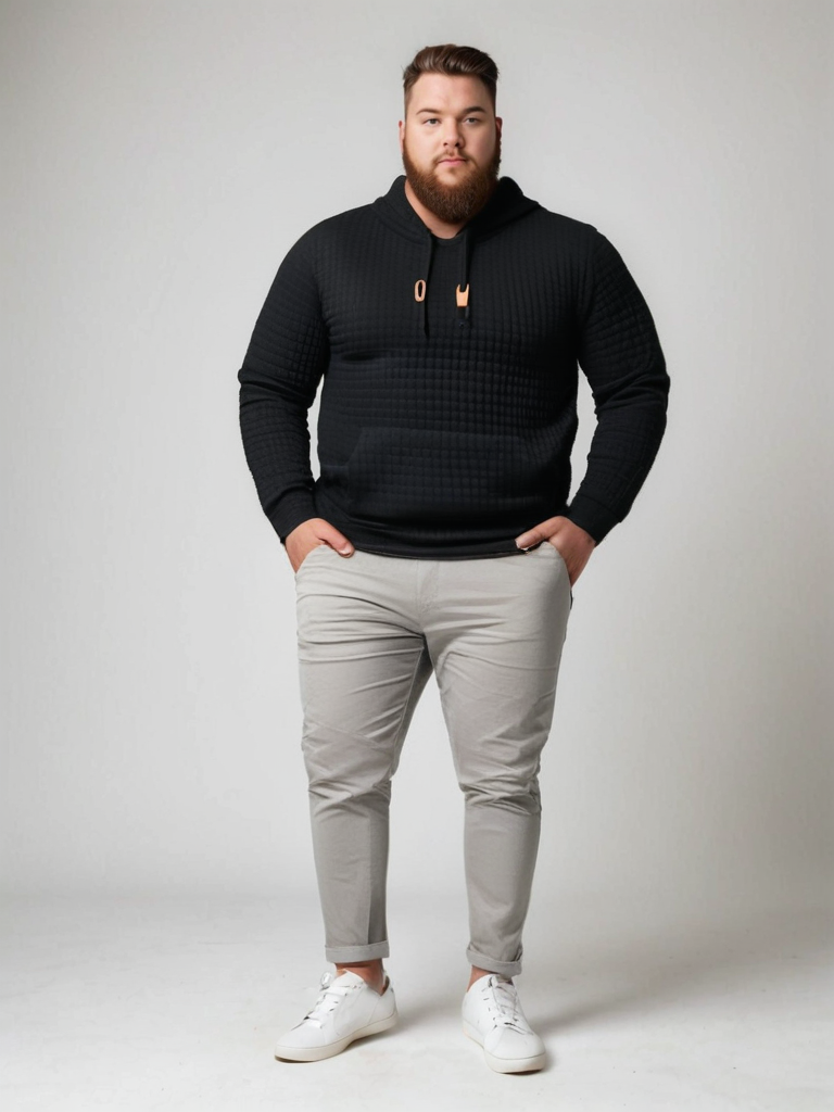Roman - Stijlvolle Geruite Hoodie