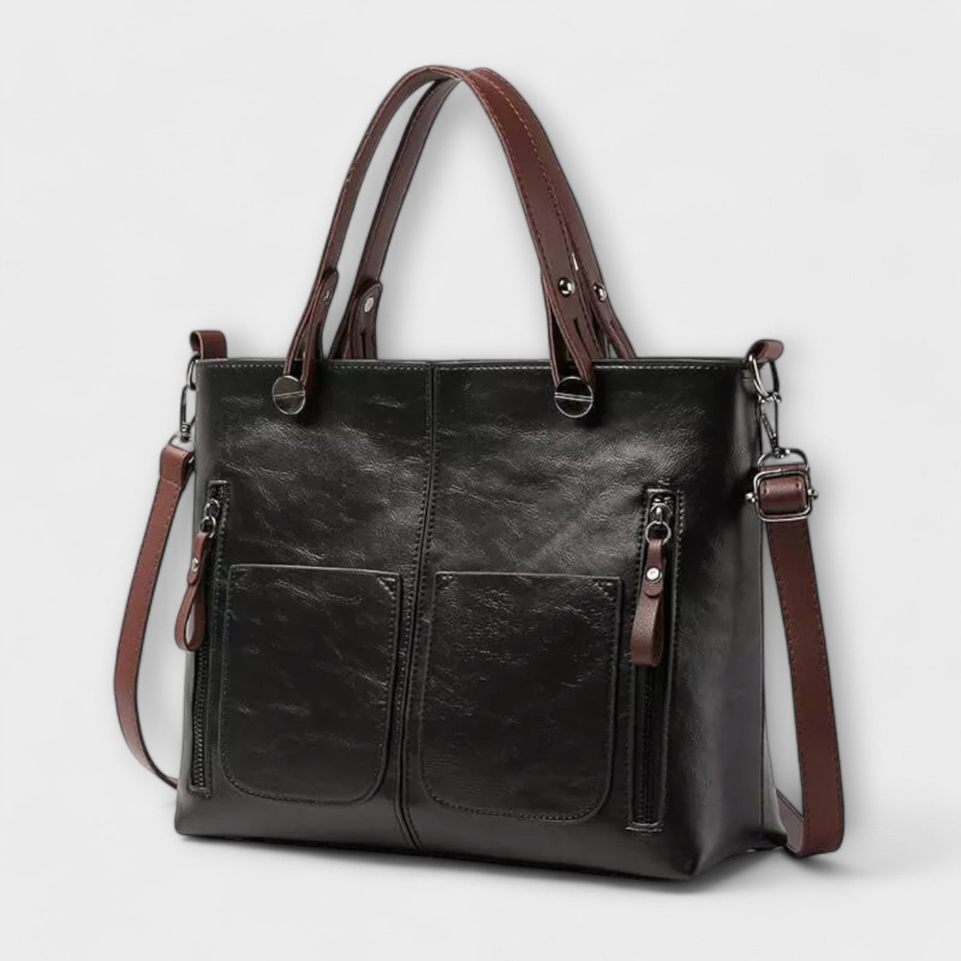 Serenya - Elegante en Ruime Leren Tas