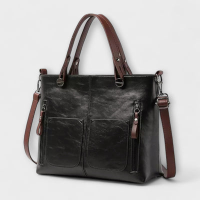Serenya - Elegante en Ruime Leren Tas