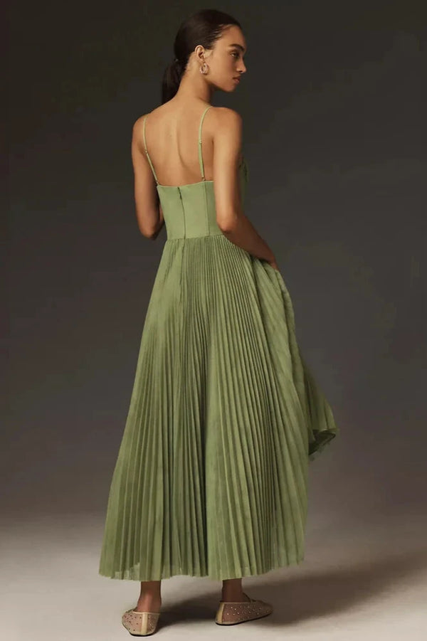 Claire - Elegante Plissé Jurk