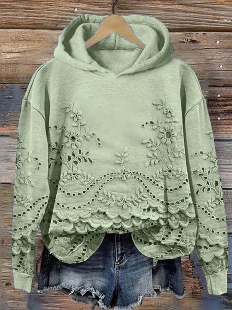 Maylora - Vintage Bloem Hoodie