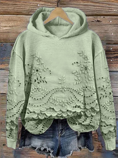 Maylora - Vintage Bloem Hoodie