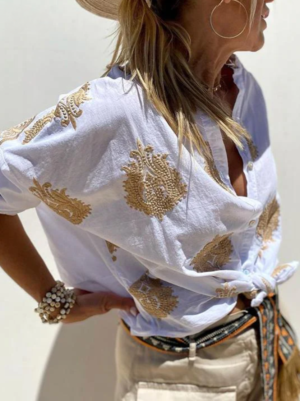 Erisa - Elegante Veelzijdige Blouse