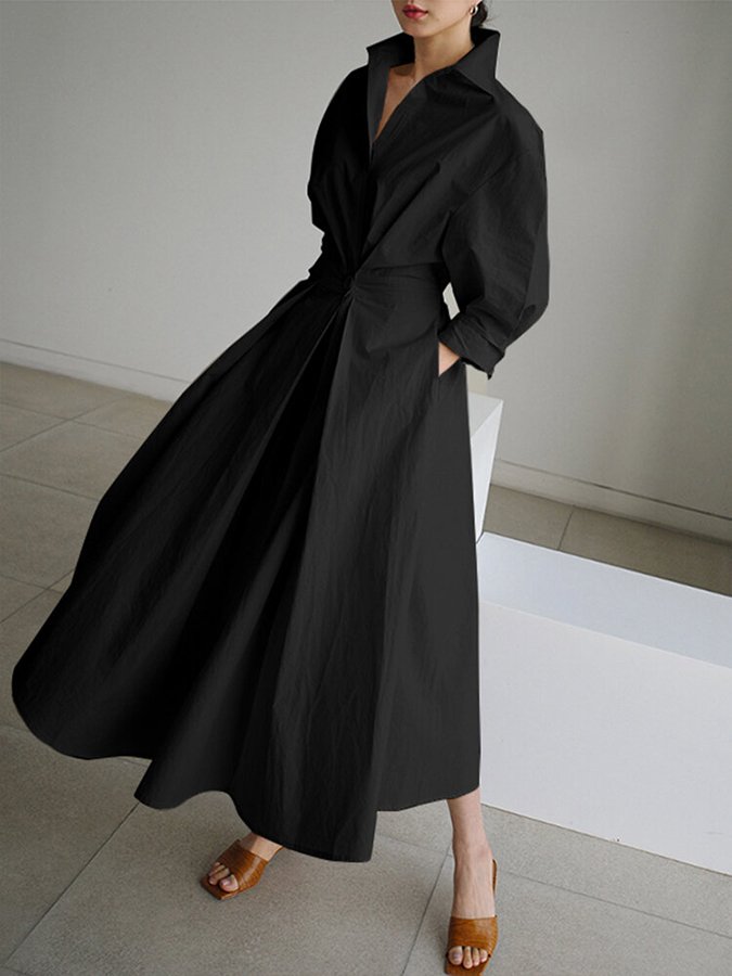 Clémence - Elegante Lange Jurk
