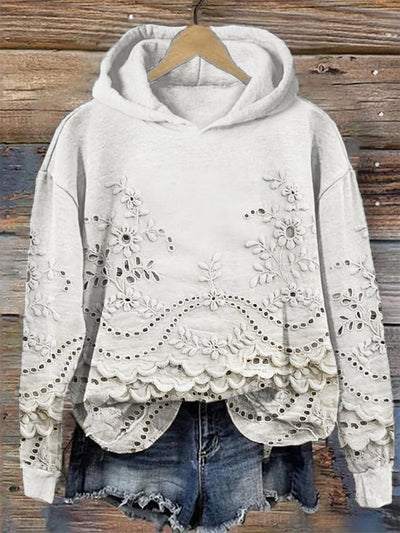 Maylora - Vintage Bloem Hoodie