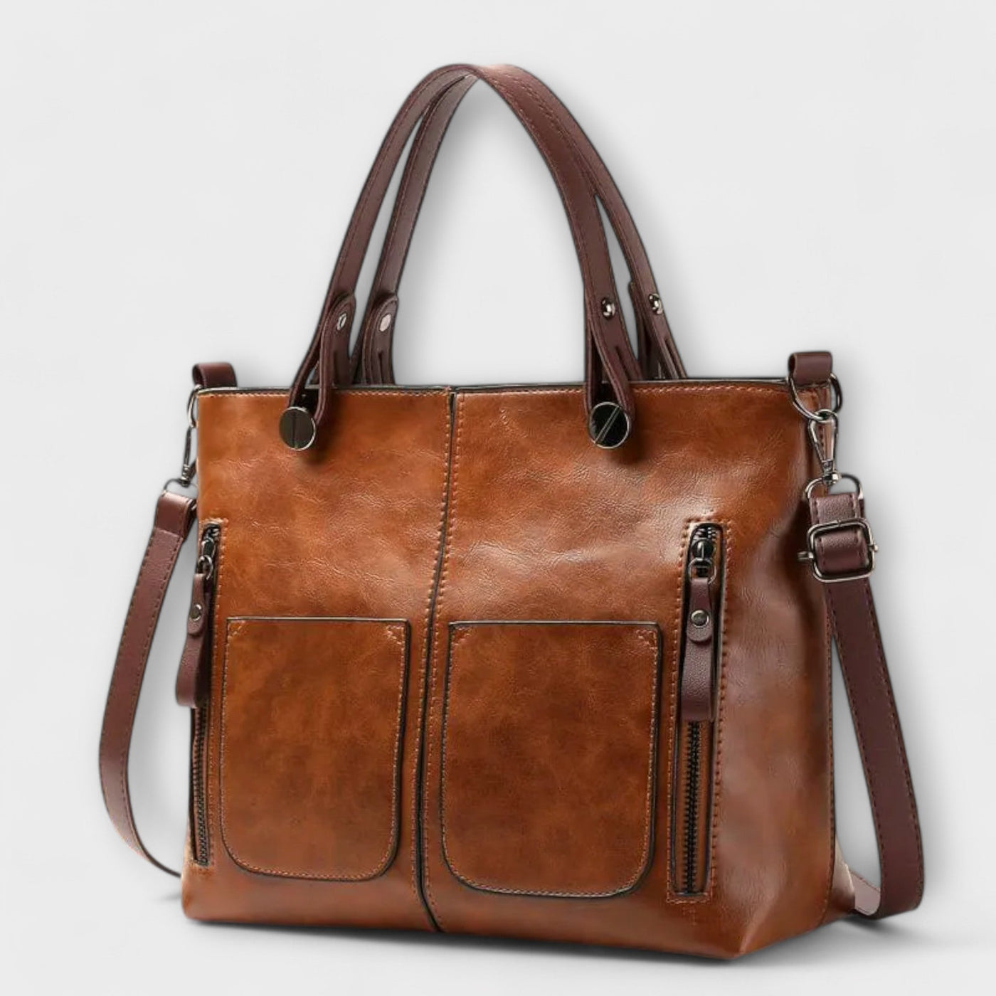 Serenya - Elegante en Ruime Leren Tas