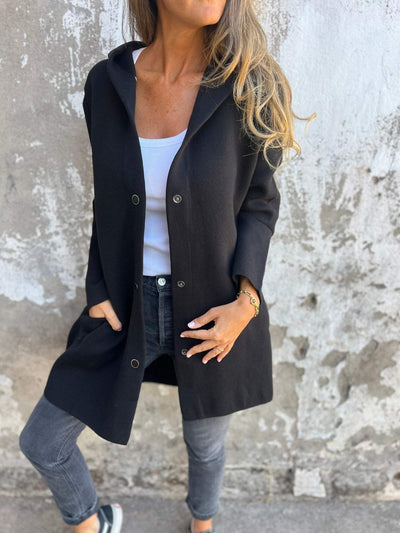 Appolinia - Casual Cardigan met Kap