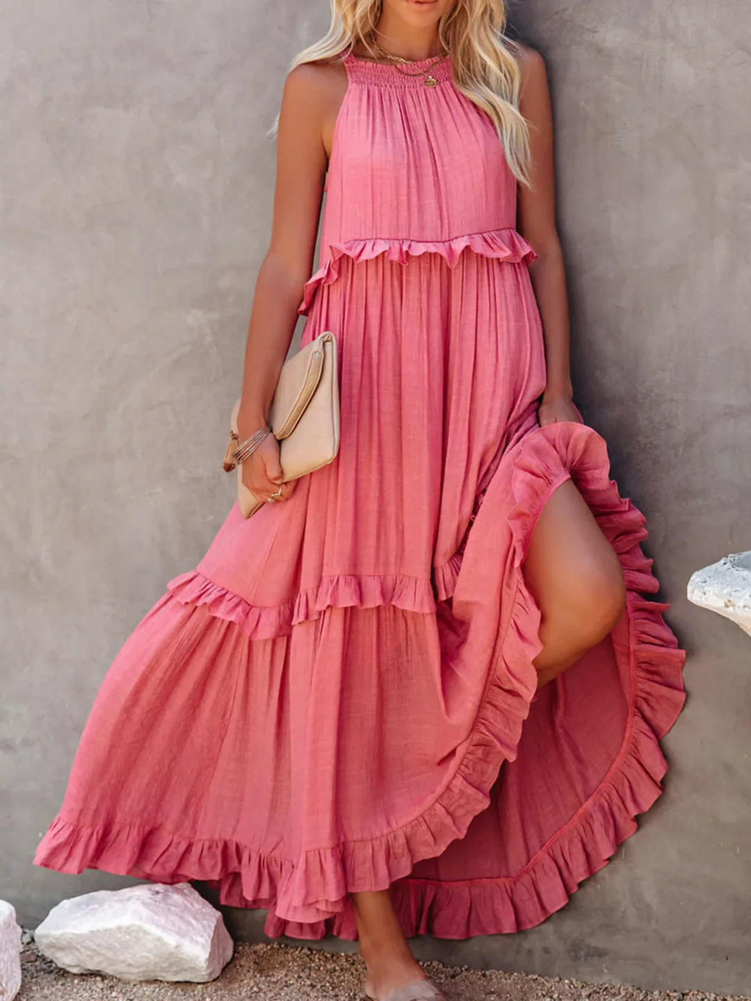 Mabel - Elegante en Lichte Maxi Jurk