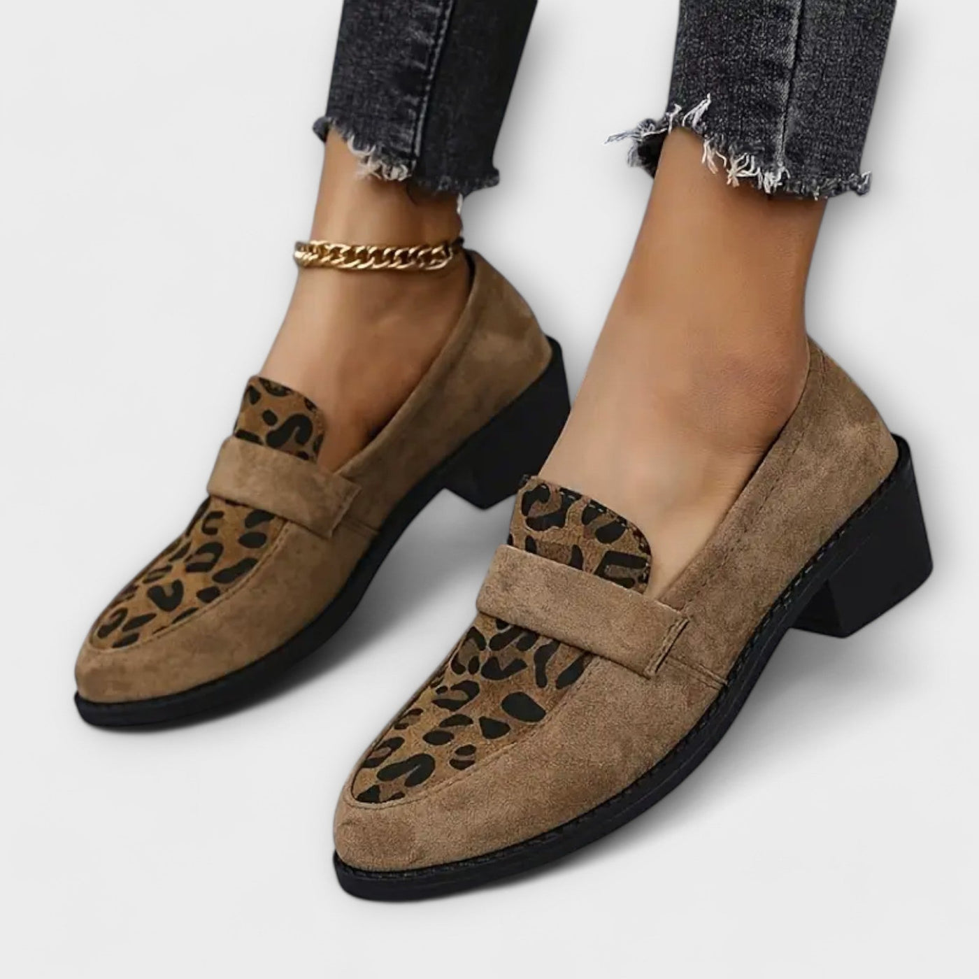 Karla - Elegante Luipaardprint Schoenen