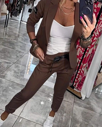 Malou - Set: Top, Jas en Broek