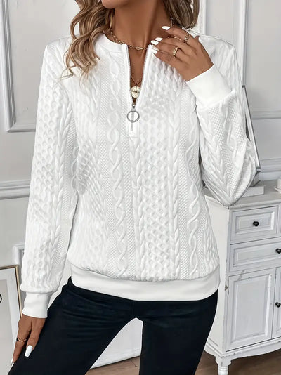 Lucia - Elegante Zip Trui