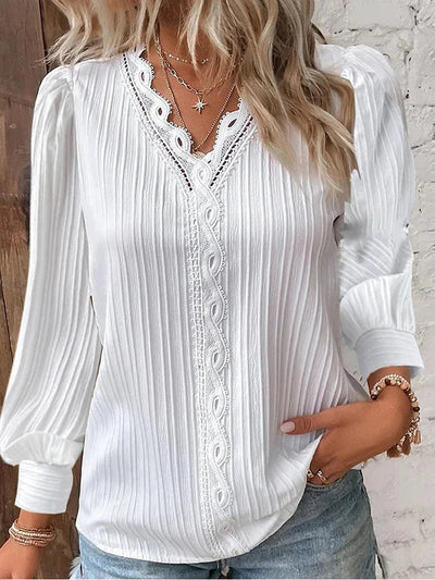 Emma - Elegante Blouse van Kant