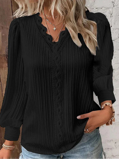 Emma - Elegante Blouse van Kant