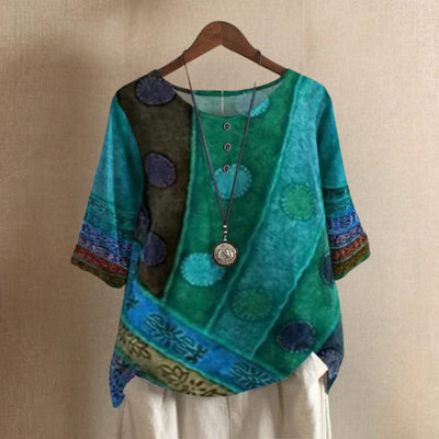 Anny - Comfortabele Artistieke Top