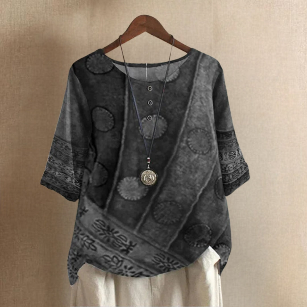 Anny - Comfortabele Artistieke Top