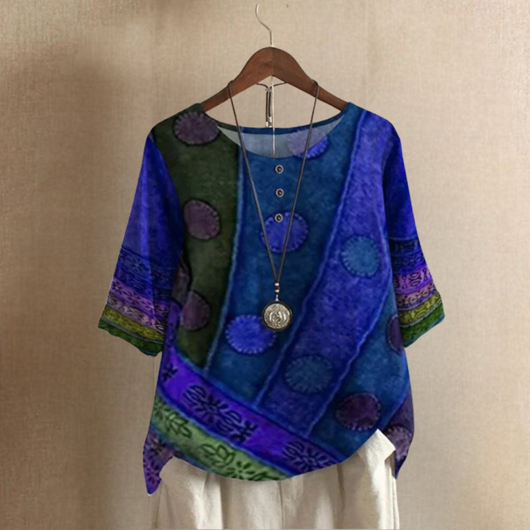 Anny - Comfortabele Artistieke Top