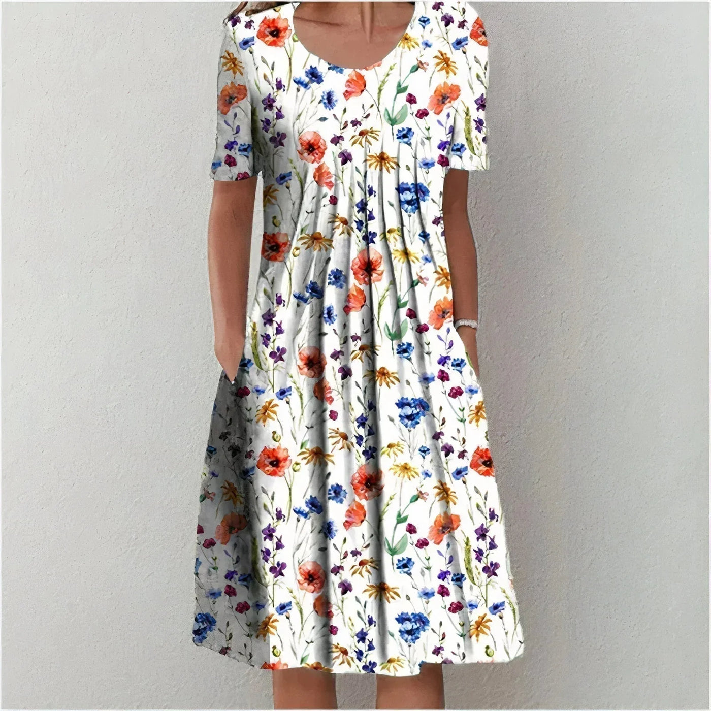Kyra - Elegante Zomer Midi Jurk