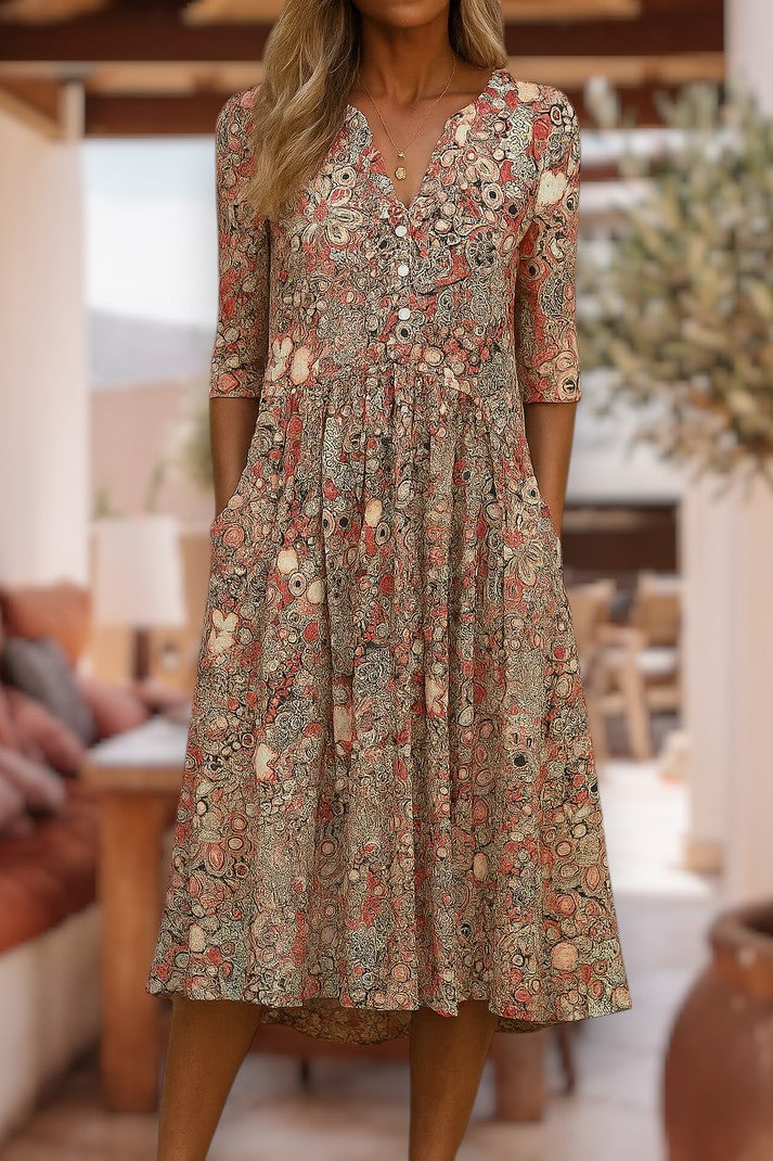 Lucille - Elegante Casual Jurk