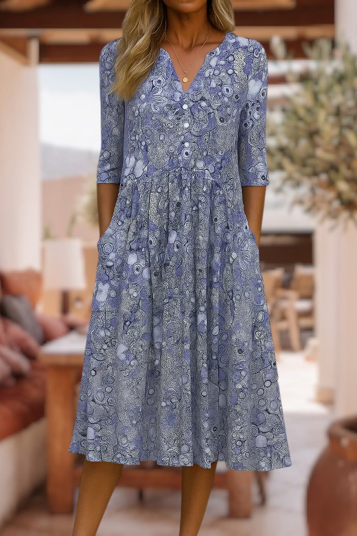 Lucille - Elegante Casual Jurk