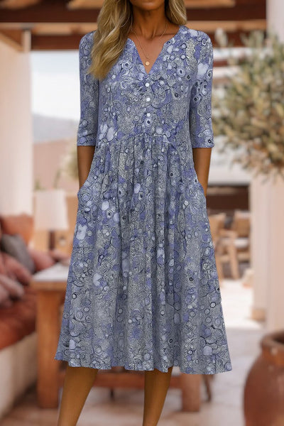 Lucille - Elegante Casual Jurk