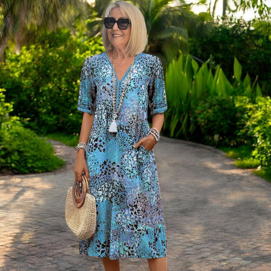 Monique - Elegante Lange Jurk