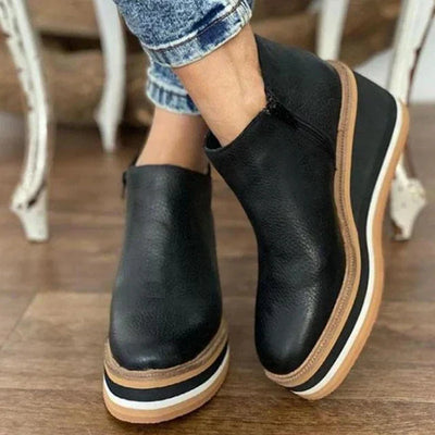 Lauren - Elegante Comfortabele Enkellaarsjes