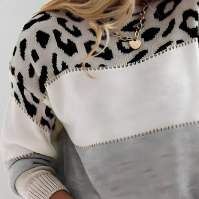 Bernadetta - Trendy en Comfortabele Luipaardtrui