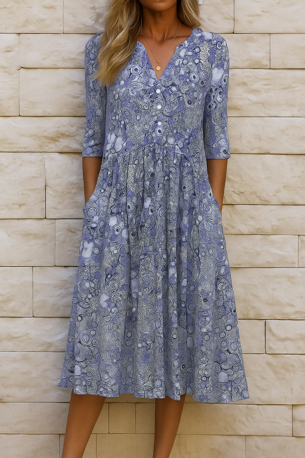 Lucille - Elegante Casual Jurk
