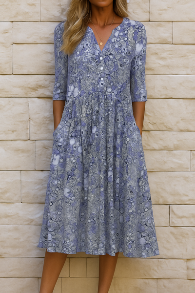 Lucille - Elegante Casual Jurk