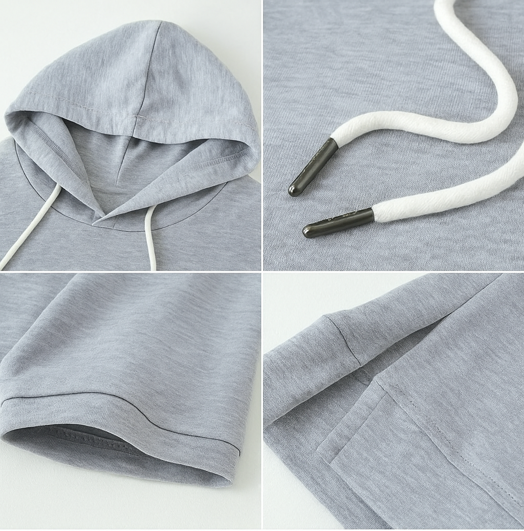 Alison - Korte Mouwen Hoodie