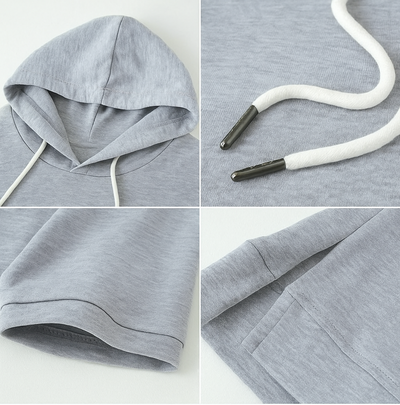 Alison - Korte Mouwen Hoodie