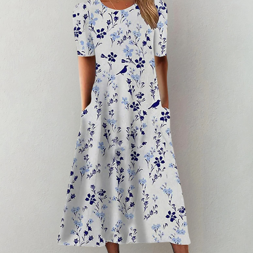 Demi - Elegante Zomer Midi Jurk