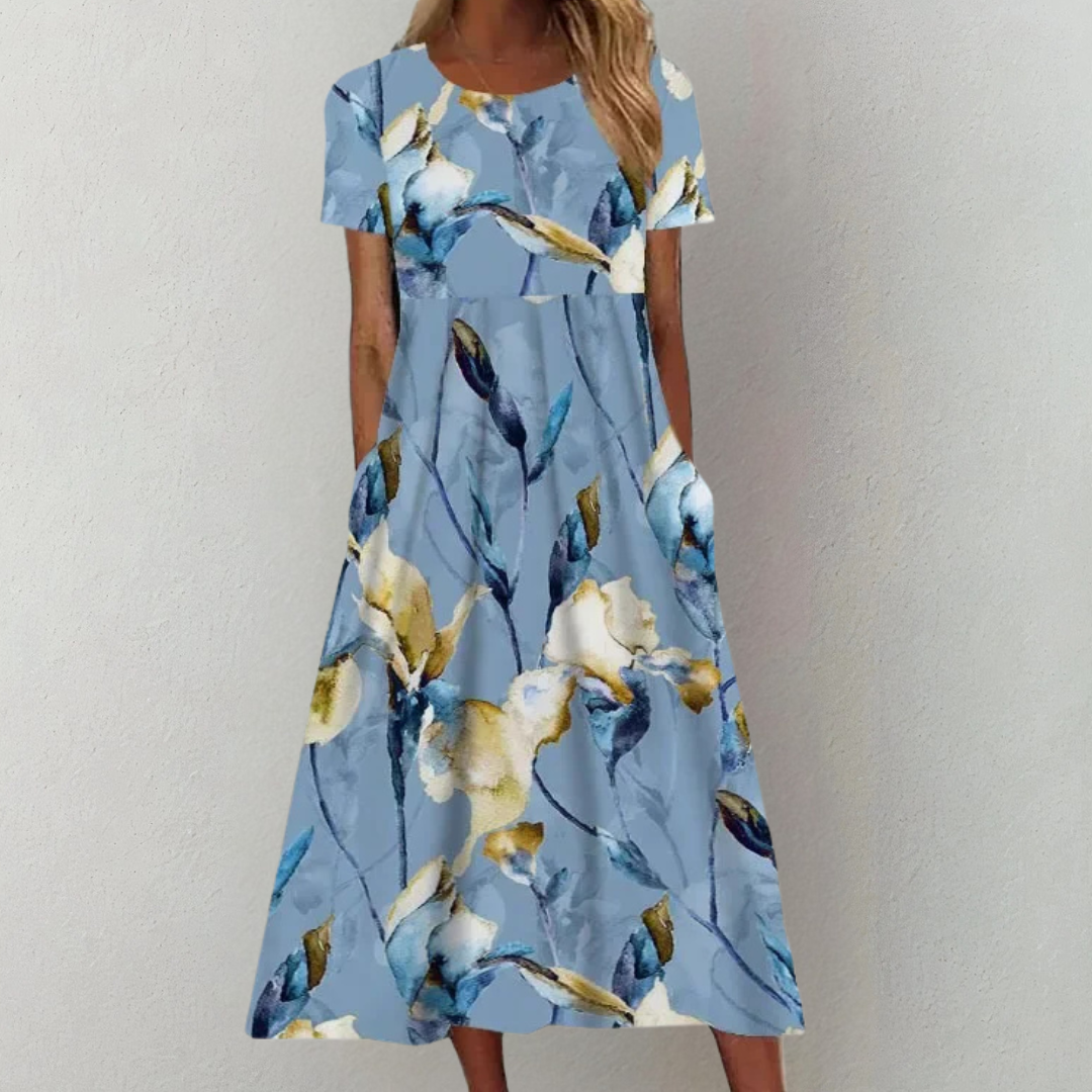 Marta - Elegante Zomer Midi Jurk