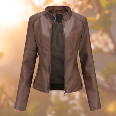 Amora - Elegante Leren Jas