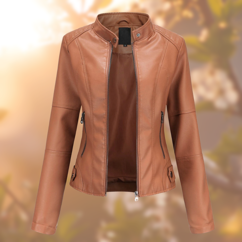 Amora - Elegante Leren Jas