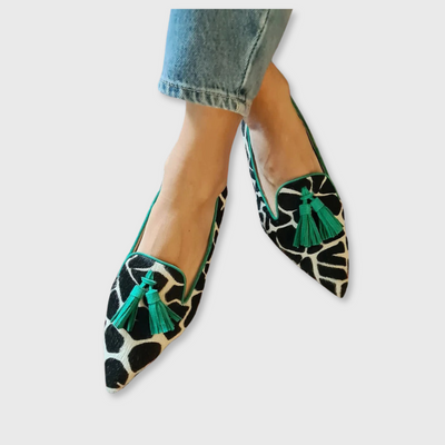 Elin - Elegante Panterprint Mocassins