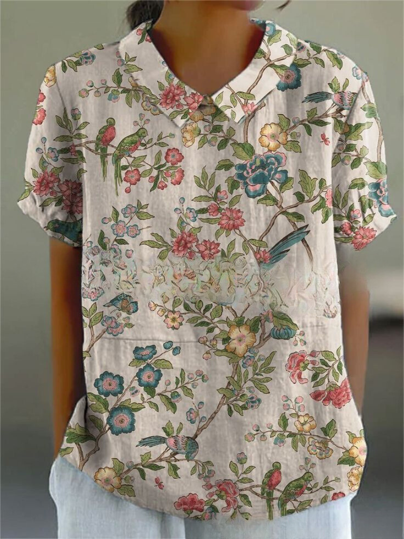 Sofia - Elegante Bloemenblouse