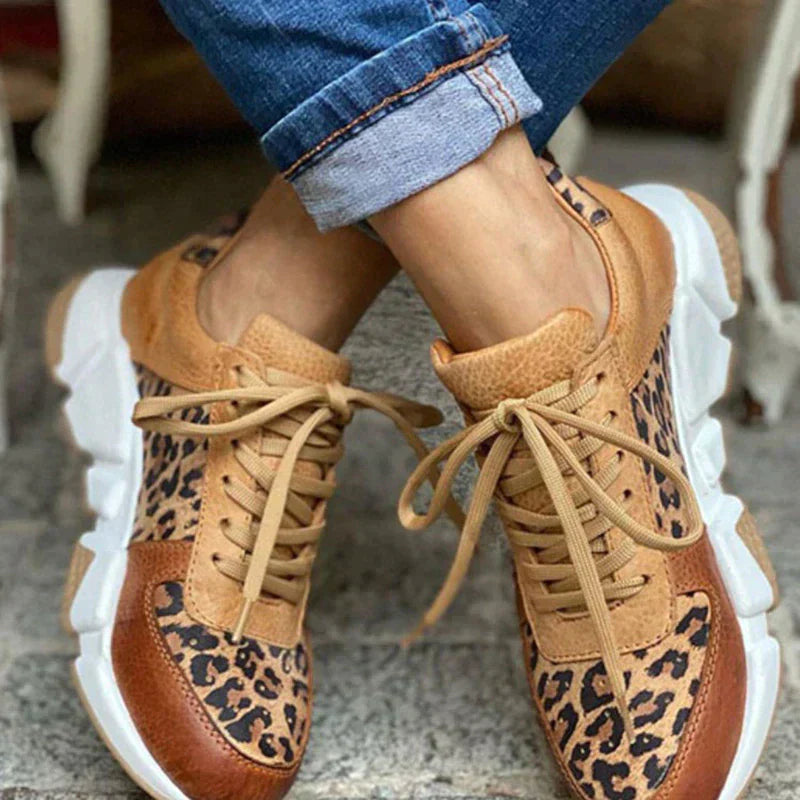 Crissa - Comfortabele Luipaard Schoenen