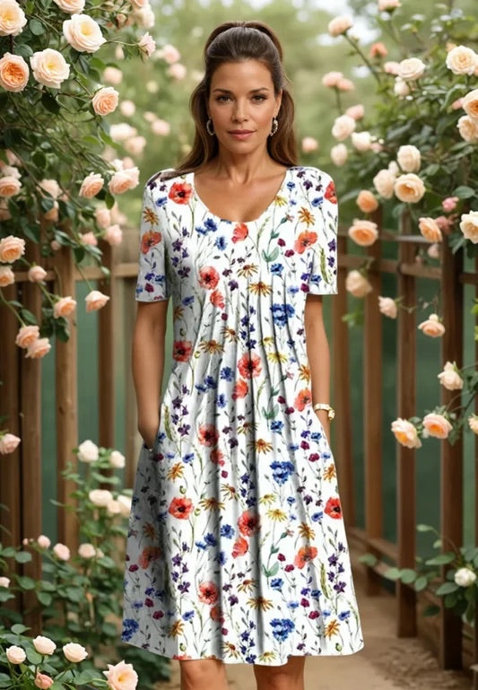 Celeste - Elegante Bloomen Jurk