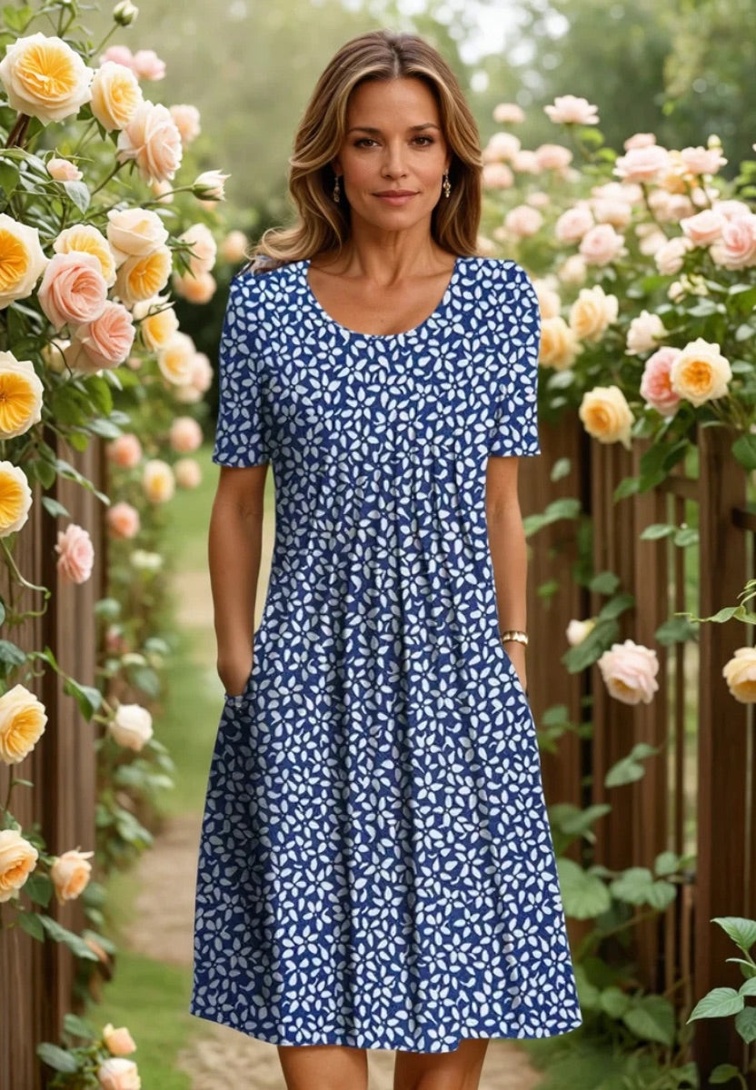 Celeste - Elegante Bloomen Jurk