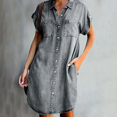 Aubree - Casual Denim Jurk