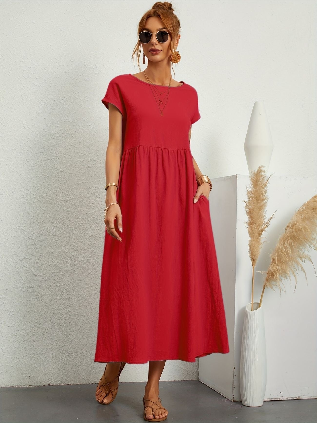 Greta - Ademend Lente Jurk