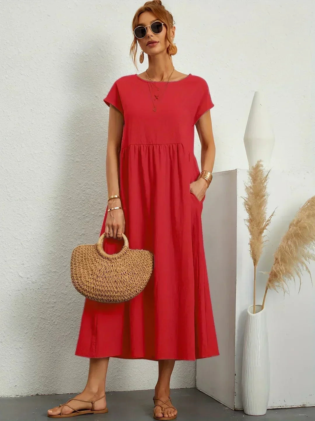 Nataly - Casual Midi Jurk