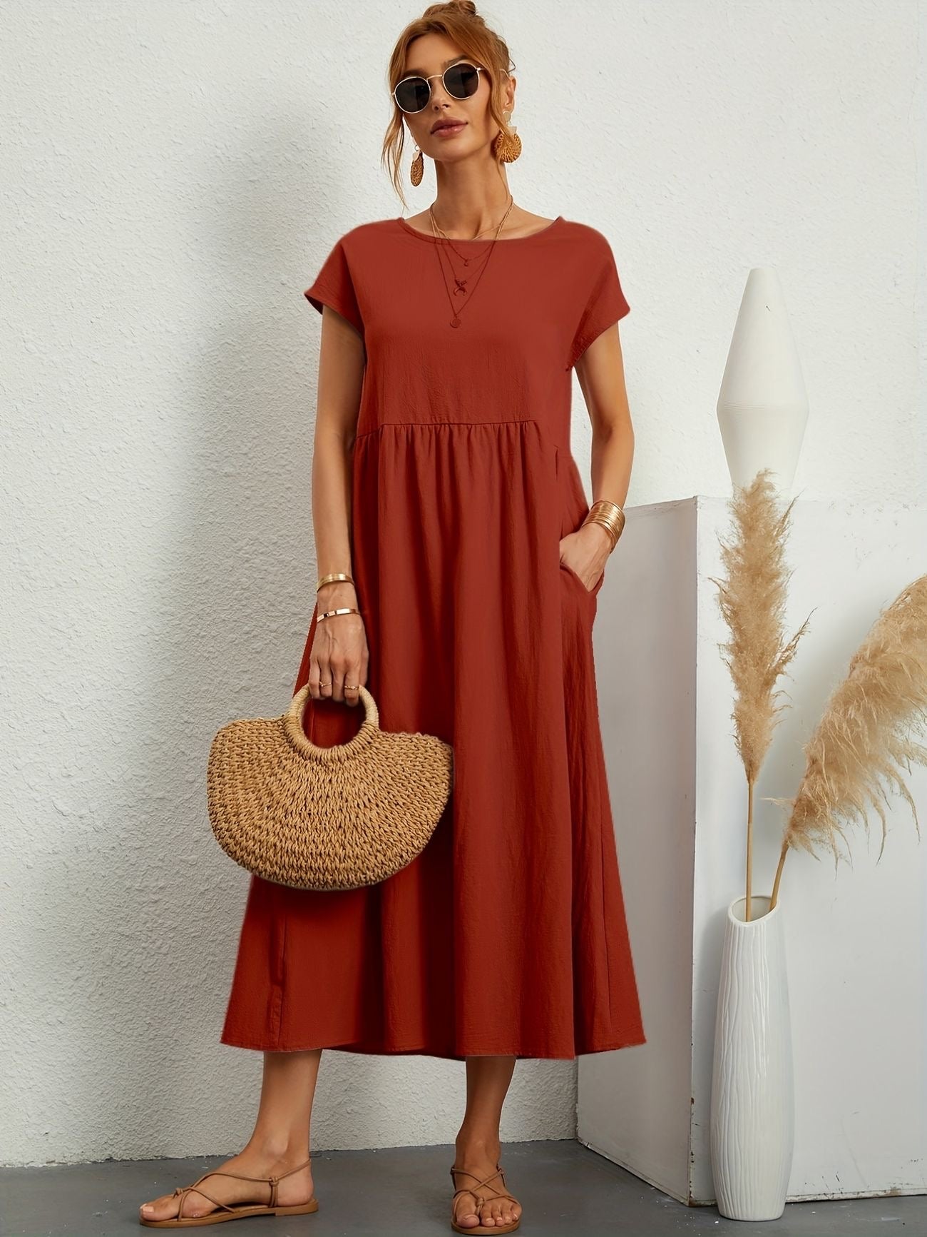 Greta - Ademend Lente Jurk